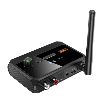 Bluetooth uyumlu MP3 5.3 Ses Alıcısı USB Disk Oynatma Kablosuz Adaptör AUX ile 3.5 mm RCA Optik Jacksfor araba hoparlörü