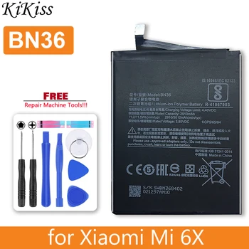 BN36 Pil için Xiao mi mi 6X mi 6X mi A2 mi A2 2910 mAh s parça Kodu ile