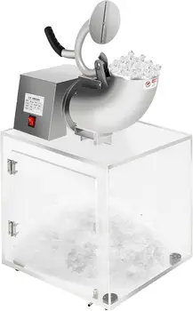 Buz tıraş makinesi Makinesi meyveli buz makinesi 440lbs / saat, ETL Onaylı 300W Buz kırıcı makine Çift Bıçaklı, traş Buz Makinesi ,