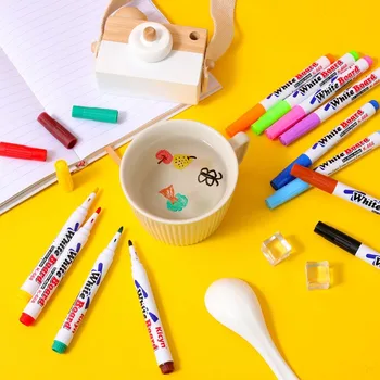 Büyülü Su Boyama Kalem Renkli işaret kalemi İşaretleyiciler Yüzen Mürekkep Kalem Doodle Su Kalemler Çocuk Montessori Erken Eğitim Oyuncaklar