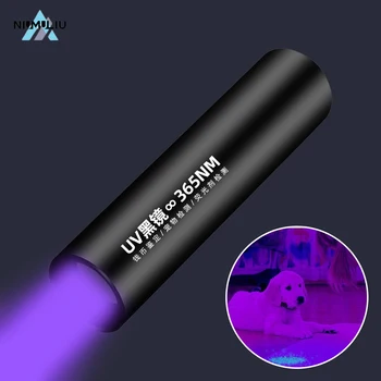 C5 365nm / 395nm UV El Feneri ultraviyole lamba USB şarj edilebilir Meşale Pet Yosun Dedektörü Kedi Köpek Lekeleri tahta kurusu Küflü Gıda