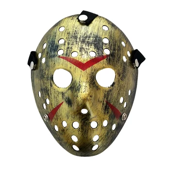 Cadılar bayramı Korku Maskesi Film Jason Maskesi Cosplay Katil Korku Korkunç Parti Maskesi Cadılar Bayramı Masquerade Maske Dekorasyon Sahne