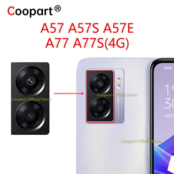 Coopart Yeni Arka Arka Kamera Cam Lens OPPO A57 4G A57S A57E A77 4G A77S Değiştirme Yapışkanlı Etiket İle CPH2387 CPH2385