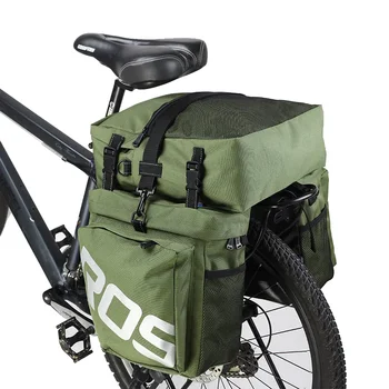 Dağ Yolu Bisiklet Bisiklet 3 in 1 bagaj çantaları Bisiklet Çift Taraflı Arka Raf Kuyruk Koltuk Pannier Paketi Bagaj Taşıyıcı