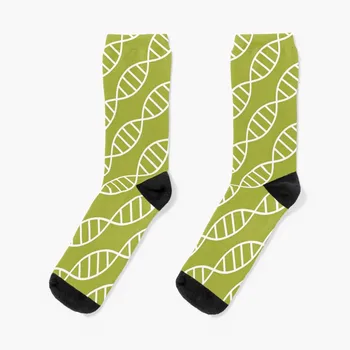 DNA Biyoteknoloji Desen Yeşil Çorap Çorap adam hiphop komik çoraplar erkekler