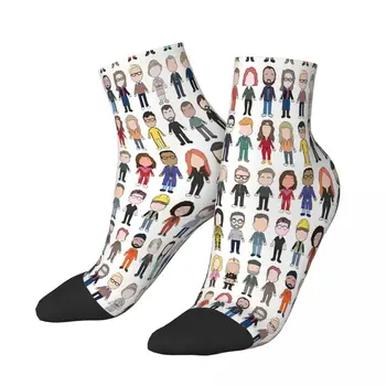 Döküm Poster Taskmaster İlk On Serisi Ayak Bileği Çorap Erkek Erkek Kadın Yaz Çorap Polyester