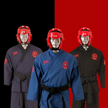 Dövüş sanatları Taekwondo Üniforma Dobok Tekvando V Yaka Karate MMA Gösteri Takımı Açık Üniforma Çocuklar Ve Yetişkin İçin 2023 Yeni