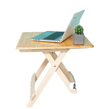 Dış mekan mobilyası Dış mekan Masaları Katlanabilir çam katı ahşap açık kahve masası kare taşınabilir bahçe masa piknik masası 49 * 49 * 50cm