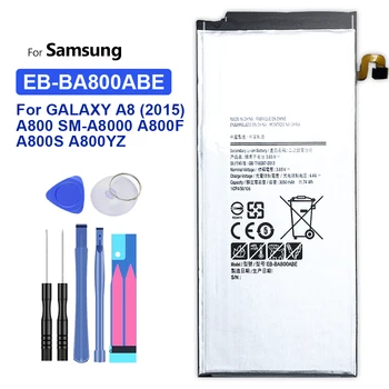 EB-BA800ABE EB-BA800ABA 3050mAh Pil İçin Samsung Galaxy A8 (2015) A800 SM-A8000 A800F A800S A800YZ 1.0 1 İnceleme Pil