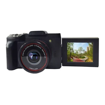 En Fiyatları 16MP 16X Zoom 1080 P HD Rotasyon Sn Mini Mirroless Dijital Kamera Kamera DV Dahili Mikrofon ile