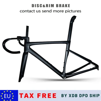 EN İYİ T1000 UD bisiklet iskeleti Seti Yol bisiklet iskeleti Jant disk fren Bisiklet Yarışı Framest Gidon İle DPD Nakliye Mevcut