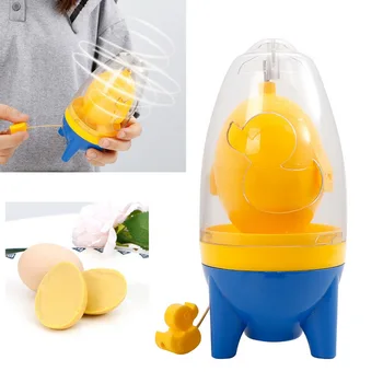 En ıyi Yumurta Sarısı Shaker Yumurta Karıştırıcı Gadget Manuel Karıştırma Altın Çırpma Yumurta Spin Maker Çektirme Pişirme Araçları Mutfak Aksesuarları