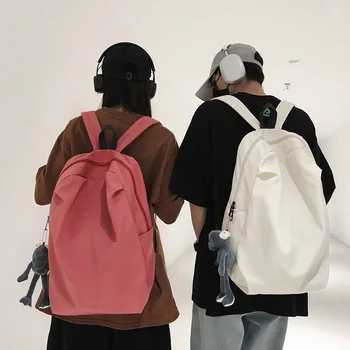 Erkek Rahat seyahat sırt çantası Tüm Maç Büyük kapasiteli Öğrenci Schoolbag Kadın Hafif okul çantası Koleji Laptop Sırt Çantası