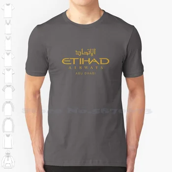 Etihad Havayolları Logo Marka Logosu Yüksek Kaliteli T Shirt 2023 Moda T Shirt Yeni grafikli tişört