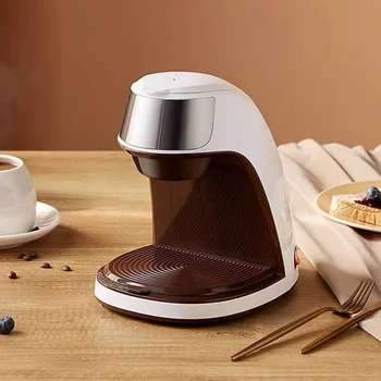 Ev Küçük Amerikan Yarı Otomatik Paslanmaz Çelik Kahve Makinesi Ofis Kokulu Çay Demleme Makinesi Damla Kahve Makinesi