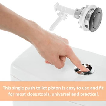 Ev Tedarikçisi banyo armatürü 38mm Banyo Tuvalet İtme Tek Düğme Tasarım Gömme Su Deposu ABS Pas geçirmez Korozyona dayanıklı