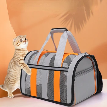 Evcil hayvan taşıyıcı Katlanabilir Nefes Köpek sırt çantası Pet Gezi Kedi Taşıma Çantası Köpek Sırt çantası Taşıyıcı Kedi Hareketli Çanta Köpek askılı çanta