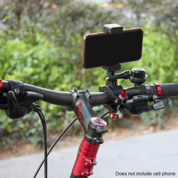 Eylem Kamera Braketi telefon tutucu Çizilmeye dayanıklı Ayarlanabilir Açık Kaymaz Bisiklet Arka Koltuk Klipsi 9 Siyah
