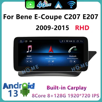 Fabrika Fiyat Android 13 için Araba Multimedya Oynatıcı Mercedes Benz E Coupe 2-Door C207 E207 2009-2015 RHD otomobil radyosu Stereo Video