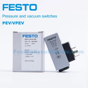 Festo PEV / VPEV Serisi Basınç ve Vakum Şalterleri PEV-1/4-SC-0D-B-OD-M12