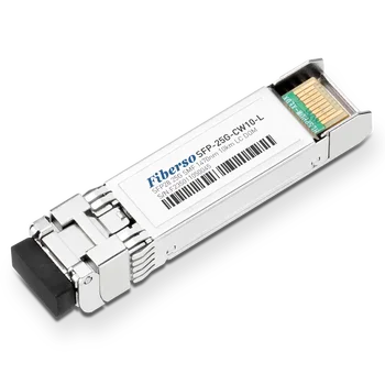 Fiberso SFP28 25G CWDM Modülü LR 10KM kısa dalga 1470nm-1570nm SM Fiber Optik Alıcı-verici ile Uyumlu Anahtarları