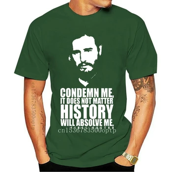 Fidel Castro T Shirt Devrimi Küba Komünist Haraç Che Siyasi kısa kollu t-shirt Temel Üstleri Üst Tee Hayvan