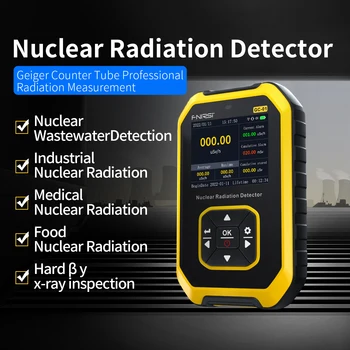 FNIRSI GC-01 Radyasyon Test Cihazı Tespit edilen ışın türleri: y ışınları X ışınları β ışınları Geiger sayma tüpü Silikon malzeme tip-c şarj cihazı