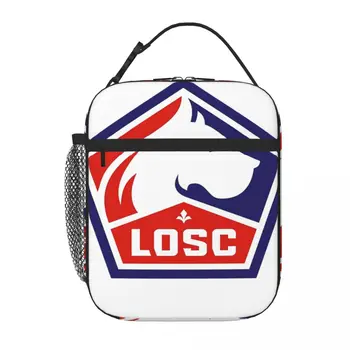 Futbol Losc öğle yemeği çantası Öğle Yemeği Kutuları Çocuklar Öğle Yemeği Çantası Termal Buzdolabı Çantası