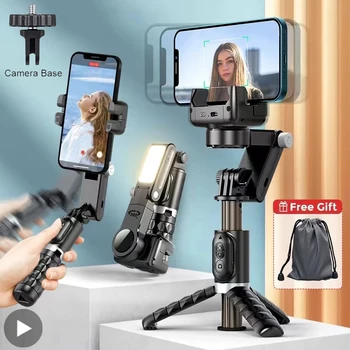Gimbal Sabitleyici Cep Selfie Sopa Tripod Eylem Kamera Bluetooth cep telefon tutucu Cep Telefonu El akıllı telefon Monopod