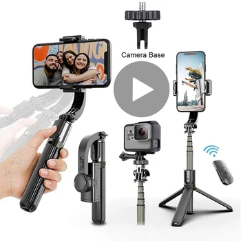 Gimbal Sabitleyici iPhone Android Cep Telefonu Cep Telefonu Smartphone Eylem Kamera Kolu Kavrama Selfie Sopa Video Tripod