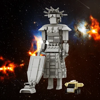 Gobricks MOC Uzay Kartal Mecha Savaşçıları Yapı blok seti Karakter Modeli Savunma Asker tuğla oyuncaklar Çocuklar İçin Hediye