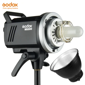 Godox MS200 200 W veya MS300 300 W Stüdyo Flaş 2.4 G Dahili Kablosuz Alıcı Hafif Kompakt ve Dayanıklı Bowens Dağı Flaş