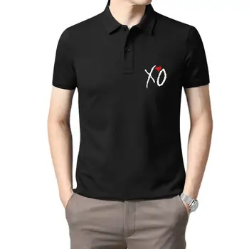 Golf kıyafeti erkekler erkekler XO Logo Il Weeknd Nero Unisex Uomo Donna Tumblr Tee Moda yaz polo tişört erkekler için