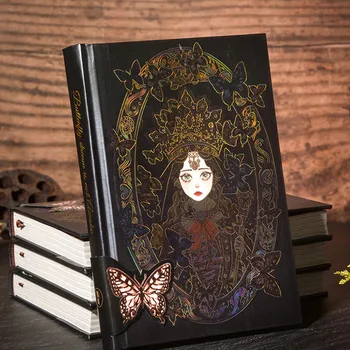 Gotik Retro El Kitabı Dizüstü Kızlar El-boyalı Bronzlaşmaya Renk Ciltli Günlük Planlayıcısı Öğrenci Kırtasiye Hediyeler Ofis Kaynağı
