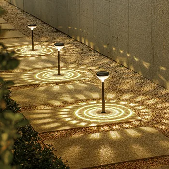 Güneş çim lambaları açık bahçe lambaları su geçirmez Zemin Plug-in Yard peyzaj Bahçe atmosfer Dekorasyon Güneş led ışık