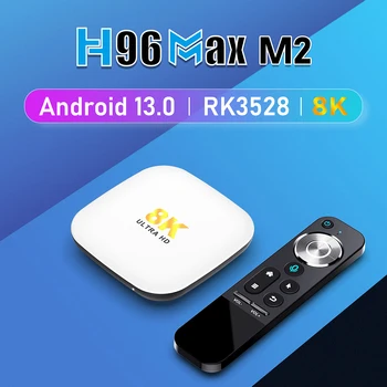 H96 Max M2 akıllı tv kutusu RK3528 4 GB RAM 64 GB ROM Android Kutusu Desteği 8 K Video WıFı6 BT5. 0 Ses Girişi Medya Oynatıcı Set Üstü Kutusu