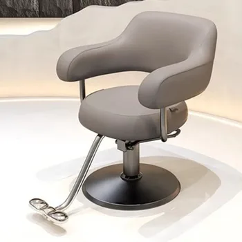 Hidrolik Yüz berber koltuğu Döner Masaj Güzellik Mobil Lüks Saç kesme berber koltuğu Kozmetik Cadeira güzellik mobilyası