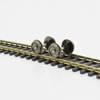 HO Ölçekli 1: 87 Demiryolu Model Tren Tekerlek Metal Tekerlek Aksesuarları Oyuncak Model Tren Aksesuarları