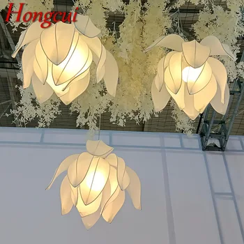 Hongcui Modern düğün ışıkları şenlikli atmosfer LED akşam sahne yollar çiçek taze arka plan DecorationItem