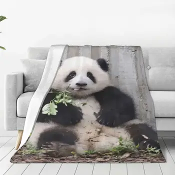Huahua Panda hayvanlı battaniye Süper Sıcak Hipoalerjenik Atmak Battaniye Dayanıklı Uzun Ömürlü Odası Dekor
