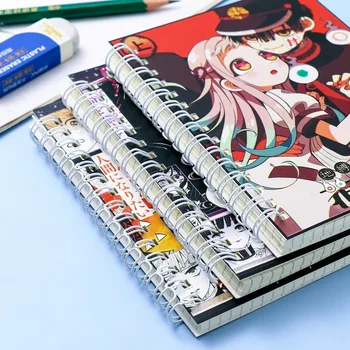 Iblis avcısı Eskiz Defteri Anime Dizüstü Programları Kırtasiye Okul Malzemeleri Kırtasiye Kawaii Dergi not defteri Kamado Nezuko