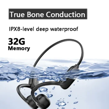 IPX8 32G kulaklıklı mikrofon seti ile uyumlu Kulaklıklar, 2023 yılında piyasaya Sürülecek olan Mikrofon Konduksi ile Hava Koşullarına Dayanıklı hale getirilmiştir.