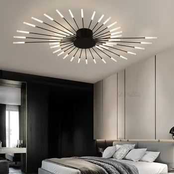 Iskandinav Minimalist tavan lambası iç mekan aydınlatması İskandinav LED havai fişek ışık Atmosferik Ana oturma odası yatak Odası mutfak dekoru