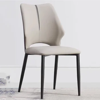 Iskandinav Modern yemek sandalyeleri Ergonomik Tasarım Relax Yatak Odası Sandalye Oyun Metal Ofis Sillas De Oficina dış mekan mobilyaları