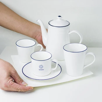 Iskandinav Tarzı Kahvaltı Fincan Modern Düz Renk Kahve Fincanı Seramik Kahve Fincanları Gargara Bardak çay fincanları Coaster Kaşık Kupalar