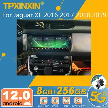 Jaguar XF 2016 için 2017 2018 2019 Android Araba Radyo 2Din Stereo Alıcısı Autoradio Multimedya Oynatıcı GPS Navi Başkanı Ünitesi Ekran