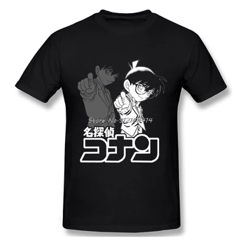 Japon Anime Dedektif Conan Gerilim Manga Yeni Varış T-Shirt Görünümlü Benzersiz Tasarım O-Boyun Pamuk Erkekler İçin