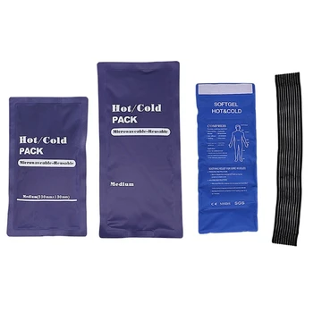 Jel buz-soğuk paketi yumuşak kullanımlık soğuk / sıcak kompres ısı ve soğuk terapi hediye