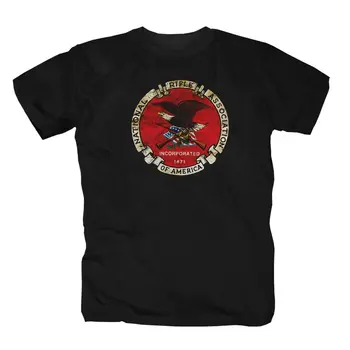 JHPKJNRA Ulusal Tüfek Derneği ABD Waffen Amerika Standı Ve Mücadele T-Shirt 2 Taraf Kısa Rahat O-Boyun Erkek Giyim S-3XL