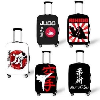 JUDO / Taekwondo / Jiujitsu / karate / Aikido Bagaj Kapağı Seyahat Çantası Elastik tekerlekli çanta Kapak Bagaj Bavul Kapakları